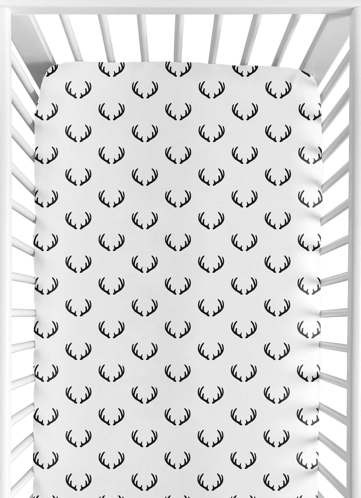 Woodland Camo Collection Crib Sheet - Deer Print