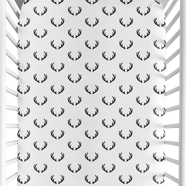 Woodland Camo Collection Crib Sheet - Deer Print