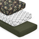 Woodland Camo Collection 3 Pack Crib Sheets