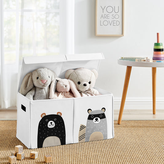 Woodland Pals Collection Fabric Toy Bin Storage