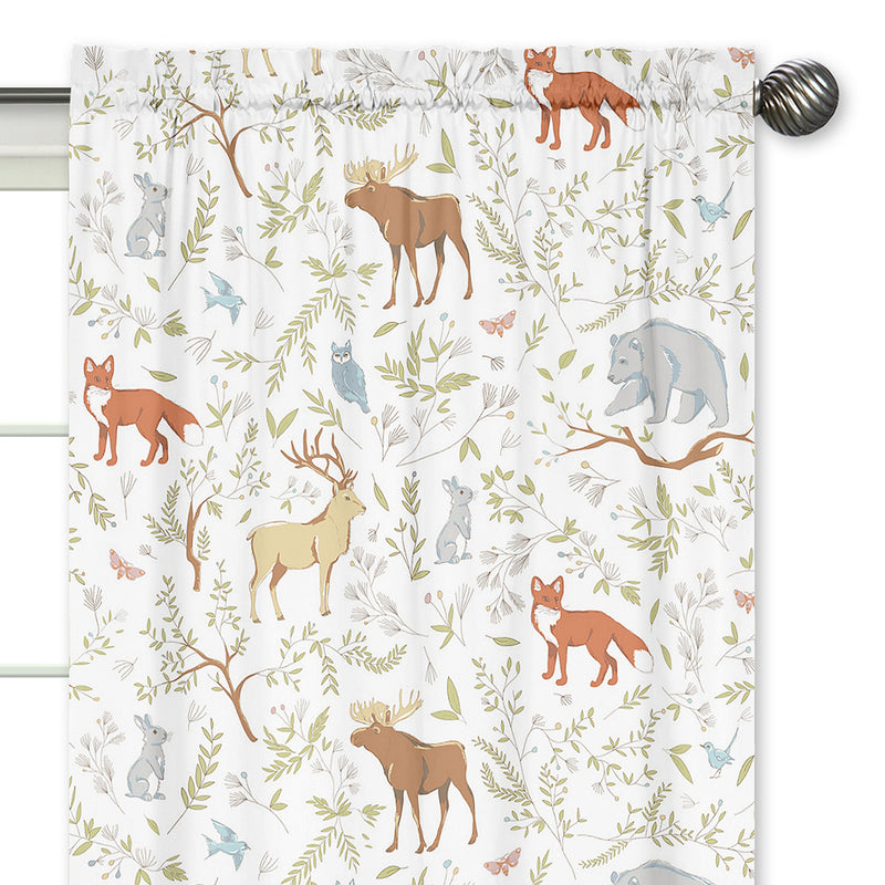 Woodland Toile Collection Window Panels - Set of 2
