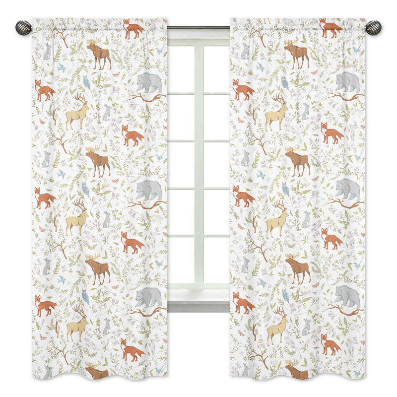 Woodland Toile Collection Window Panels - Set of 2