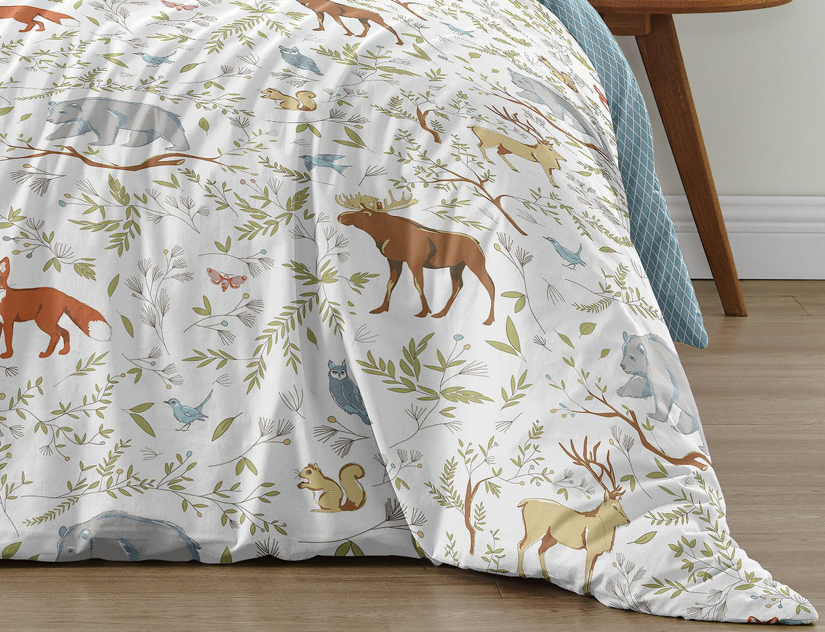 Woodland Toile Twin Bedding Collection