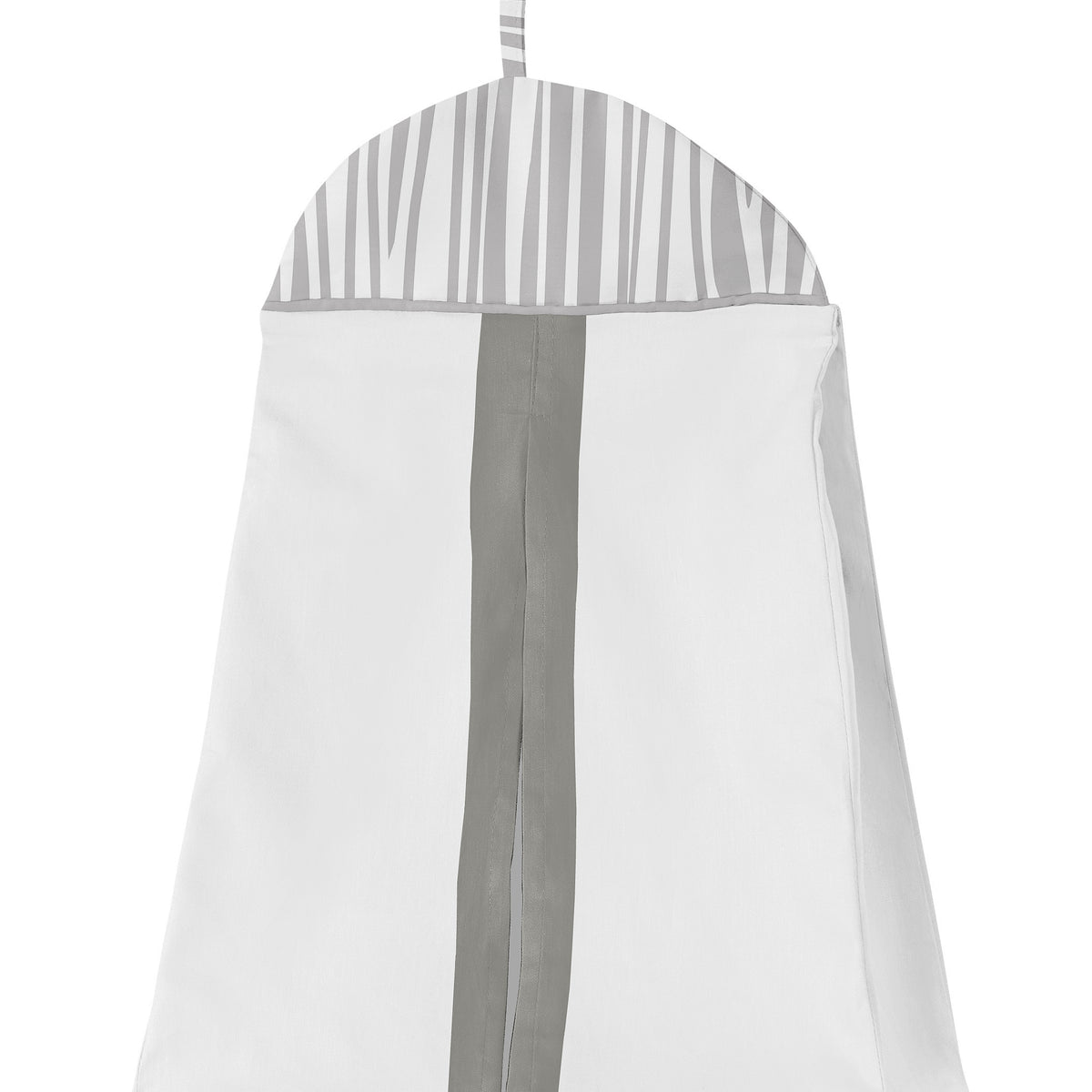 Woodsy Grey And White 4 Piece Bumperless Crib Bedding Collection