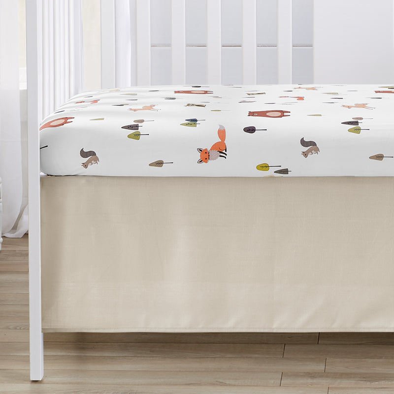 Woodland Animal Pals 3 Piece Crib Bedding