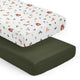 Woodland Animal Pals Collection 2 Pack Crib Sheets
