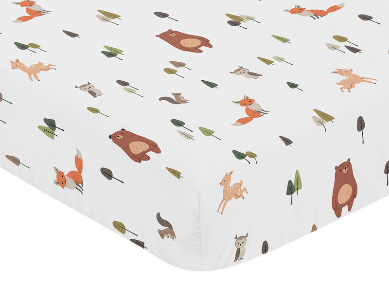 Woodland Animal Pals Collection Crib Sheet