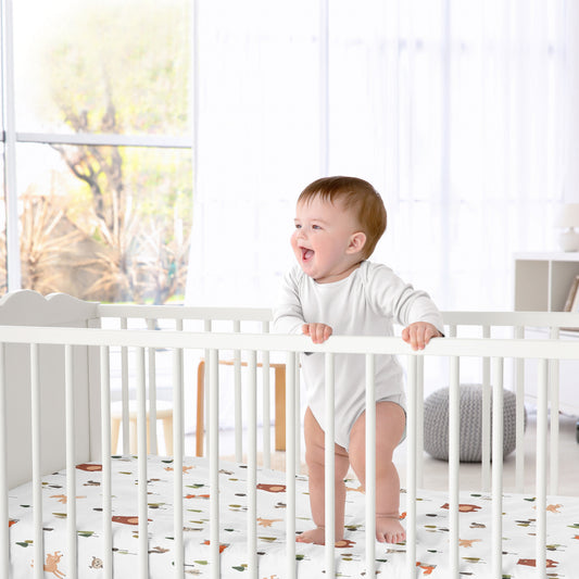 Woodland Animal Pals Collection Crib Sheet