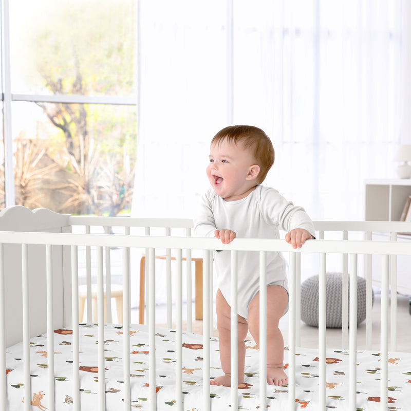 Woodland Animal Pals Collection Crib Sheet