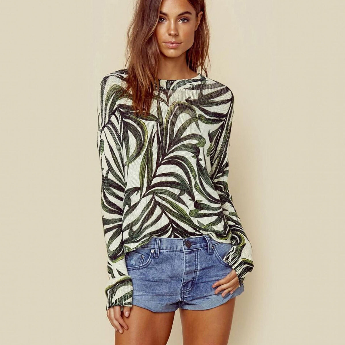 Cropped Varsity Sweater
