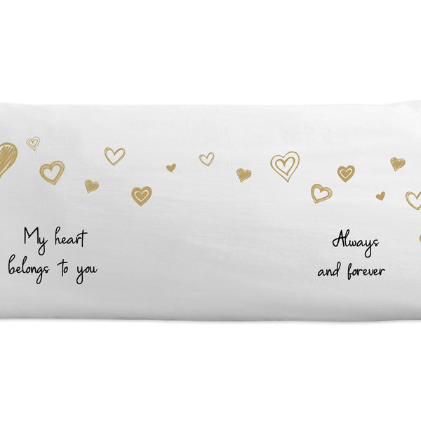 Hers and Hers Collection Full Length Body Pillow Cover alternate view