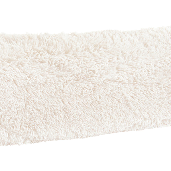 Boho Faux Fur Ivory Collection Full Length Body Pillow Cover alternate view