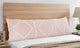Boho Fringe Blush Pink and Ivory Collection Full Length Body Pillow Cover