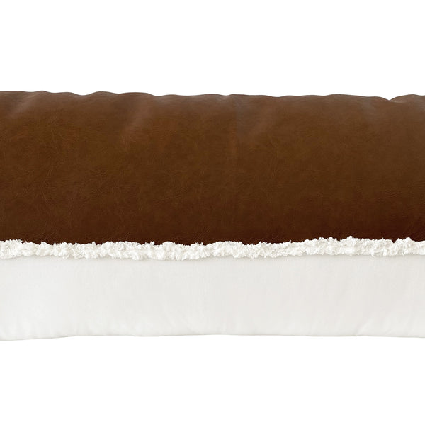 Boho Faux Leather Collection Full Length Body Pillow Cover alternate view