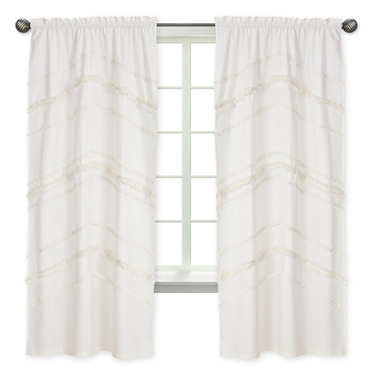 Boho Fringe Collection Window Panels - Set of 2