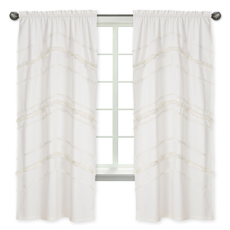 Boho Fringe Collection Window Panels - Set of 2