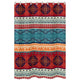 Red Boho Collection Shower Curtain
