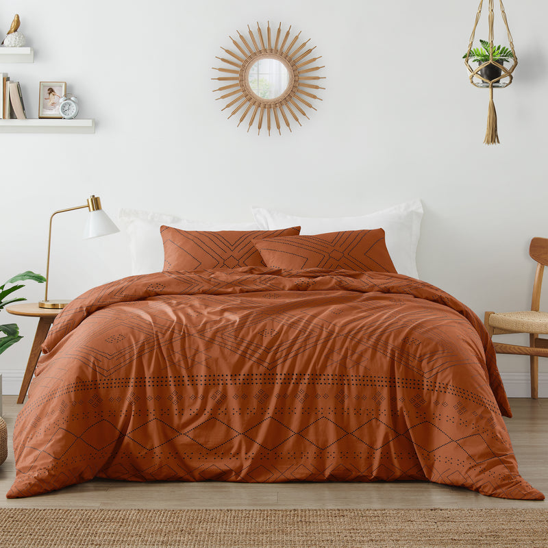 Tribal Boho Dot Collection Full/Queen Bedding