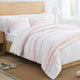 Boho Fringe White and Pink Collection Full/Queen Bedding